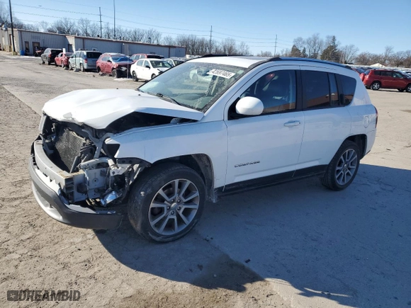 2017 Jeep Compass High Altitude with VIN 1C4NJCEA2HD156017, listed as a Copart auction lot 42697465 with 140,732 mi miles and Salvage Title. Bid and sale history available at carsss.com. Image 1.