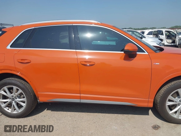 2024 Audi Q3 S line Premium Plus with VIN WA1EECF36R1092050, listed as a IAAI auction lot 42323941 with 12,193 mi miles and . Bid and sale history available at DreamBid. Image 13.