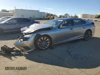 2023 Lexus LS with VIN JTHD51FF2P5018953, listed as a Copart auction lot 86888314 with 0 mi miles and Salvage Title. Bid and sale history available at carsss.com. Image 1.