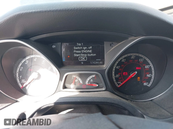 2014 Ford Focus ST with VIN 1FADP3L97EL199309, listed as a IAAI auction lot 41969919 with 174,344 mi miles and . Bid and sale history available at carsss.com. Image 7.