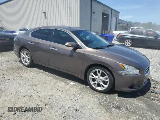 2014 Nissan Maxima SV with VIN 1N4AA5AP6EC482902, listed as a Copart auction lot 61154745 with 134,007 mi miles and Salvage title. Bid and sale history available at DreamBid. Image 4.