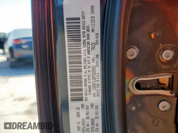2015 Ram 1500 Big Horn with VIN 1C6RR7LG9FS526551, listed as a Copart auction lot 47378025 with 102,575 mi miles and Salvage title. Bid and sale history available at DreamBid. Image 13.