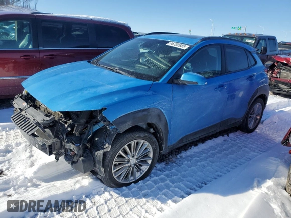 2020 Hyundai Kona SEL Plus with VIN KM8K6CAA0LU513144, listed as a Copart auction lot 45792685 with 32,102 mi miles and Non Repairable. Bid and sale history available at DreamBid. Image 1.