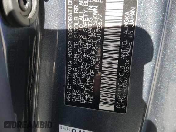 2007 Scion tC Spec with VIN JTKDE177170175677, listed as a Copart auction lot 80247084 with 236,238 mi miles and Salvage Title. Bid and sale history available at carsss.com. Image 12.