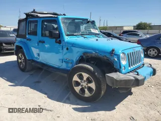 2018 Jeep Wrangler JK Unlimited Sahara with VIN 1C4BJWEG0JL899909, listed as a Copart auction lot 73563804 with 95,244 mi miles and Salvage Title. Bid and sale history available at carsss.com. Image 4.