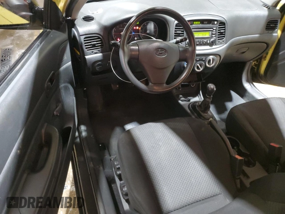 2008 Hyundai Accent GS with VIN KMHCM36C58U061106, listed as a Copart auction lot 51211165 with 249,106 mi miles and Salvage Title. Bid and sale history available at carsss.com. Image 8.