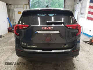 2020 GMC Terrain SLE with VIN 3GKALTEV2LL103899, listed as a Copart auction lot 59542635 with 55,524 mi miles and Salvage title. Bid and sale history available at DreamBid. Image 6.