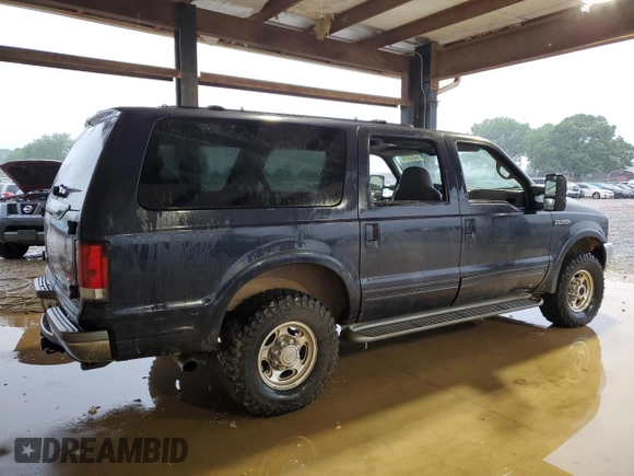 2000 Ford Excursion Limited with VIN 1FMNU43SXYEA13878, listed as a Copart auction lot 54050075 with 194,329 mi miles and Salvage title. Bid and sale history available at DreamBid. Image 3.