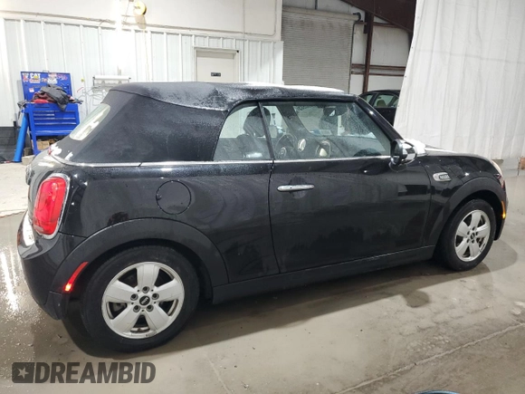 2017 MINI Convertible Cooper with VIN WMWWG5C36H3C99710, listed as a Copart auction lot 89058985 with 49,934 mi miles and Salvage title. Bid and sale history available at DreamBid. Image 3.