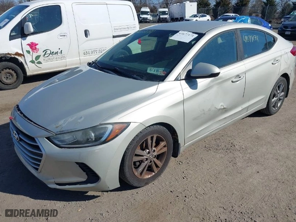 2017 Hyundai Elantra Limited with VIN 5NPD84LF9HH177016, listed as a IAAI auction lot 41677171 with 134,309 mi miles. Bid and sale history available at carsss.com. Image 2.