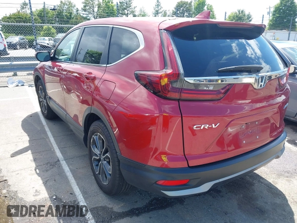 2021 Honda CR-V EX-L with VIN 5J6RW2H86MA003121, listed as a IAAI auction lot 42232716 with 53,747 mi miles and . Bid and sale history available at DreamBid. Image 3.
