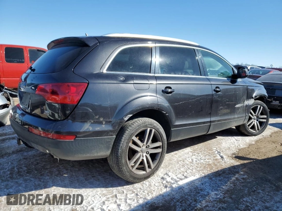 2009 Audi Q7 with VIN WA1AY74L29D006909, listed as a Copart auction lot 45158805 with 137,610 mi miles and Salvage Title. Bid and sale history available at carsss.com. Image 3.