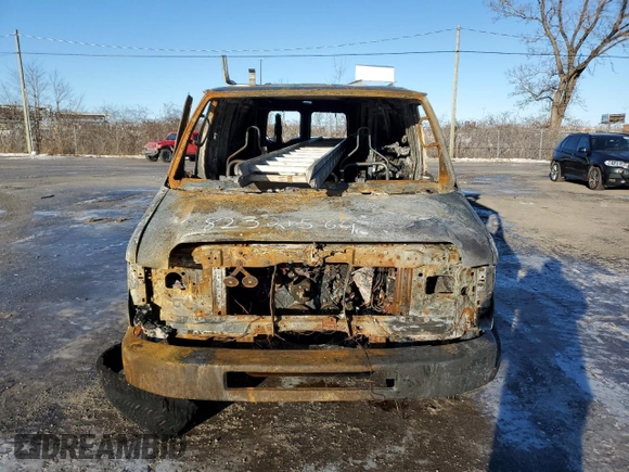 2013 Ford Econoline Cargo Commercial with VIN 1FTNS2EW7DDB03780, listed as a Copart auction lot 82321564 with Not Provided miles and Non Repairable. Bid and sale history available at carsss.com. Image 5.