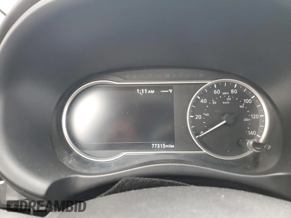2020 Nissan Kicks SV with VIN 3N1CP5CV5LL484299, listed as a Copart auction lot 79484214 with 77,315 mi miles and Salvage Title. Bid and sale history available at DreamBid. Image 9.