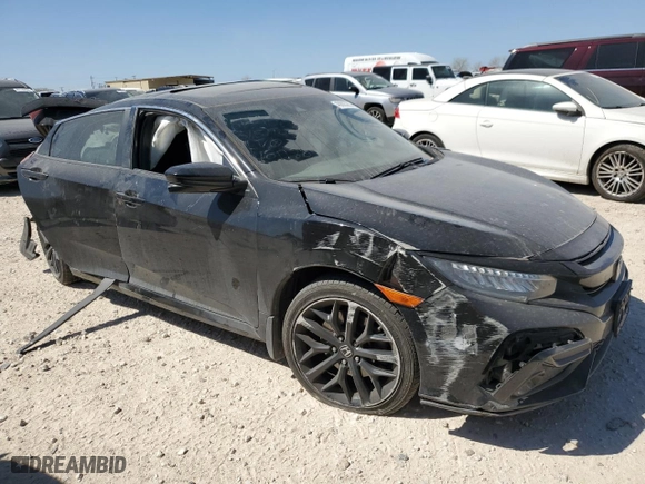 2020 Honda Civic Si Sedan with VIN 2HGFC1E57LH701180, listed as a Copart auction lot 48803285 with 0 mi miles and Non Repairable. Bid and sale history available at carsss.com. Image 4.