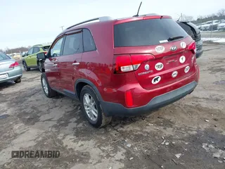 2014 Kia Sorento LX with VIN 5XYKT4A7XEG482738, listed as a IAAI auction lot 41295018 with 64,080 mi miles and . Bid and sale history available at carsss.com. Image 3.