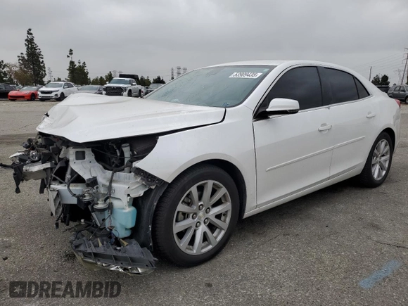 2015 Chevrolet Malibu LT with VIN 1G11D5SL5FU106810, listed as a Copart auction lot 53909435 with 142,616 mi miles and Salvage Title. Bid and sale history available at DreamBid. Image 1.