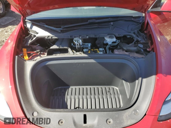 2021 Tesla Model Y Long Range with VIN 5YJYGAEE4MF260627, listed as a Copart auction lot 49091655 with 67,850 mi miles and Salvage Title. Bid and sale history available at DreamBid. Image 12.