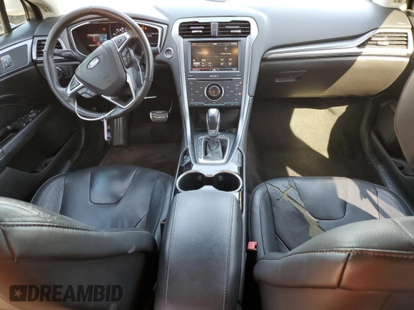 2014 Ford Fusion Titanium with VIN 3FA6P0K90ER190865, listed as a Copart auction lot 52861805 with 94,467 mi miles and Salvage Title. Bid and sale history available at carsss.com. Image 8.