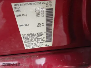2016 Nissan Altima 2.5 SL with VIN 1N4AL3AP1GC241038, listed as a IAAI auction lot 41871788 with 114,417 mi miles. Bid and sale history available at carsss.com. Image 9.