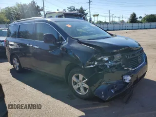2016 Nissan Quest SV with VIN JN8AE2KP3G9154224, listed as a Copart auction lot 66784823 with 94,476 mi miles and . Bid and sale history available at DreamBid. Image 4.