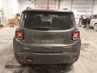 2018 Jeep Renegade Trailhawk with VIN ZACCJBCB0JPJ03169, listed as a IAAI auction lot 41318062 with 56,188 mi miles. Bid and sale history available at carsss.com. Image 16.