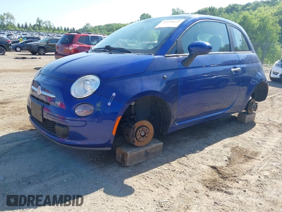 2012 FIAT 500 Pop with VIN 3C3CFFAR8CT114609, listed as a IAAI auction lot 42578651 with 126,922 mi miles and . Bid and sale history available at DreamBid. Image 2.