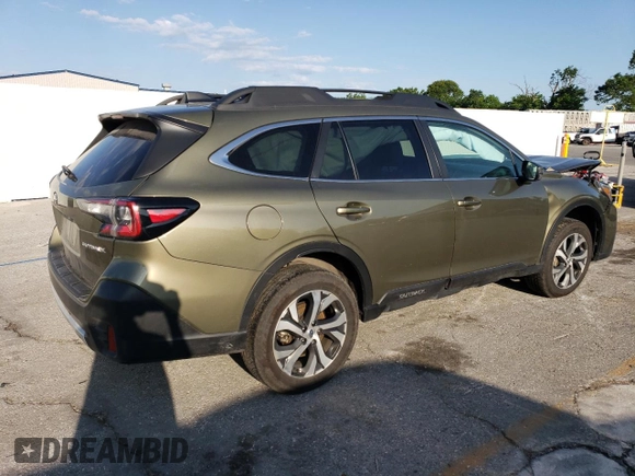 2022 Subaru Outback Limited with VIN 4S4BTANC4N3218145, listed as a Copart auction lot 57960535 with 60,523 mi miles and Salvage title. Bid and sale history available at DreamBid. Image 3.