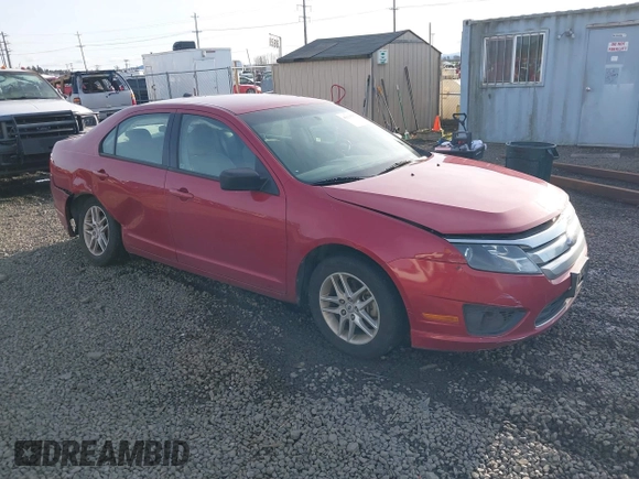 2010 Ford Fusion S with VIN 3FAHP0GA7AR228386, listed as a IAAI auction lot 41613583 with 99,281 mi miles. Bid and sale history available at carsss.com. Image 1.