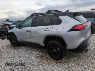 2021 Toyota RAV4 Hybrid XSE with VIN 4T3E6RFV1MU047714, listed as a Copart auction lot 53342535 with 91,868 mi miles and Salvage title. Bid and sale history available at DreamBid. Image 2.
