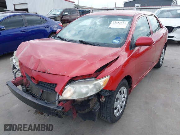 2010 Toyota Corolla with VIN 1NXBU4EE8AZ358011, listed as a IAAI auction lot 41711073 with 110,666 mi miles. Bid and sale history available at carsss.com. Image 2.