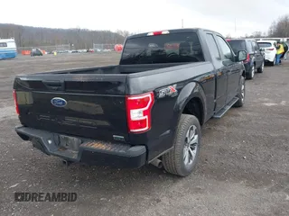 2019 Ford F-150 XL with VIN 1FTEX1EP0KKC57566, listed as a IAAI auction lot 41902132 with 80,613 mi miles and . Bid and sale history available at carsss.com. Image 4.