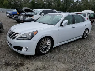 2014 Hyundai Equus Ultimate z VIN KMHGH4JH1EU084957, wystawiony jako Copart lot #73752994 z przebiegiem Nie podano mil oraz Nie do naprawy. Historia ofert i sprzedaży dostępna na DreamBid. Obrazek 1.