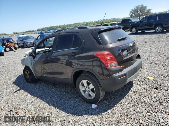 2015 Chevrolet Trax LT with VIN KL7CJLSBXFB208973, listed as a Copart auction lot 48882315 with 0 mi miles and Non Repairable. Bid and sale history available at carsss.com. Image 2.