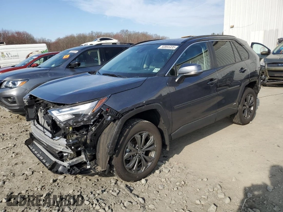 2024 Toyota RAV4 Hybrid XLE Premium with VIN 2T3B6RFV6RW071873, listed as a Copart auction lot 50865335 with 8,083 mi miles and Salvage Title. Bid and sale history available at carsss.com. Image 1.