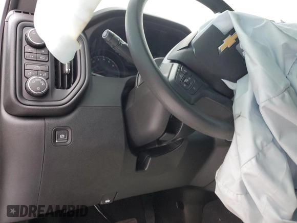 2024 Chevrolet Silverado 1500 Custom with VIN 1GCPDBEK4RZ339121, listed as a Copart auction lot 86582474 with Not Provided miles and Salvage Title. Bid and sale history available at DreamBid. Image 9.