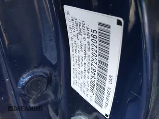 2002 Acura RSX Auto z VIN JH4DC54872C022065, wystawiony jako IAAI lot #42252610 z przebiegiem Nie podano mil oraz . Historia ofert i sprzedaży dostępna na DreamBid. Obrazek 9.