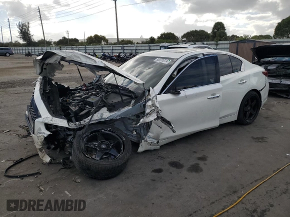2020 Infiniti Q50 3.0t LUXE with VIN JN1EV7AP8LM201107, listed as a Copart auction lot 85031074 with 42,905 mi miles and Non Repairable. Bid and sale history available at carsss.com. Image 1.
