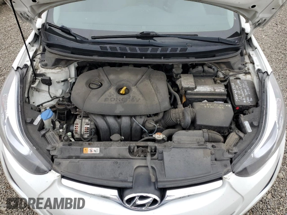 2016 Hyundai Elantra SE with VIN 5NPDH4AE2GH695574, listed as a Copart auction lot 54957935 with 192,282 mi miles and Clean Title. Bid and sale history available at DreamBid. Image 11.