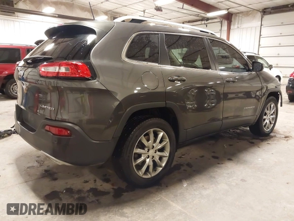 2018 Jeep Cherokee Limited with VIN 1C4PJMDX7JD535623, listed as a IAAI auction lot 41824338 with 99,992 mi miles. Bid and sale history available at carsss.com. Image 4.