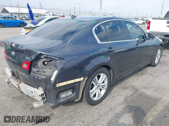 2011 Infiniti G25 Journey with VIN JN1DV6AP1BM830275, listed as a IAAI auction lot 41905361 with 153,169 mi miles. Bid and sale history available at carsss.com. Image 4.