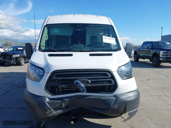 2019 Ford Transit Van with VIN 1FTYE2CM8KKB35605, listed as a IAAI auction lot 41745156 with NaN miles. Bid and sale history available at carsss.com. Image 12.