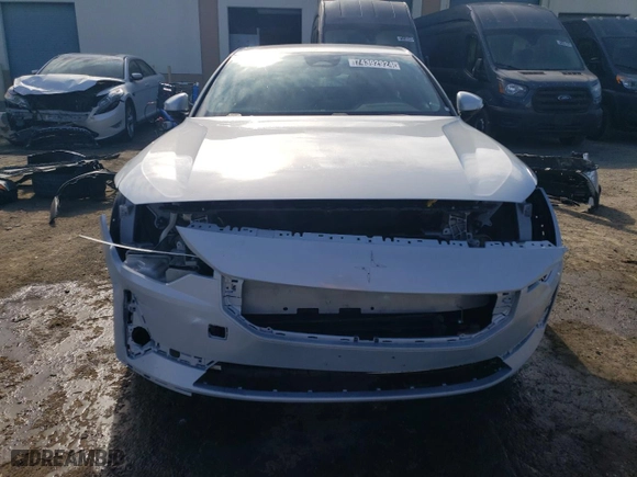 2023 Polestar 2 with VIN YSMED3KA2PL127685, listed as a Copart auction lot 74392924 with 5,046 mi miles and Clean Title. Bid and sale history available at carsss.com. Image 5.