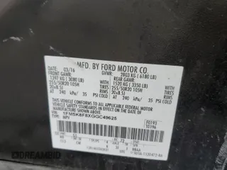 2016 Ford Explorer Limited with VIN 1FM5K8F8XGGC49625, listed as a Copart auction lot 51043015 with 131,667 mi miles and Salvage Title. Bid and sale history available at DreamBid. Image 15.