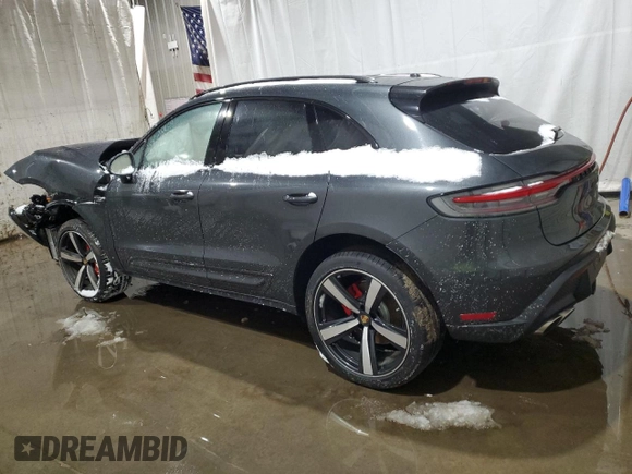 2025 Porsche Macan GTS with VIN WP1AG2A50SLB40376, listed as a Copart auction lot 41575385 with Not Provided miles and Salvage Title. Bid and sale history available at DreamBid. Image 2.