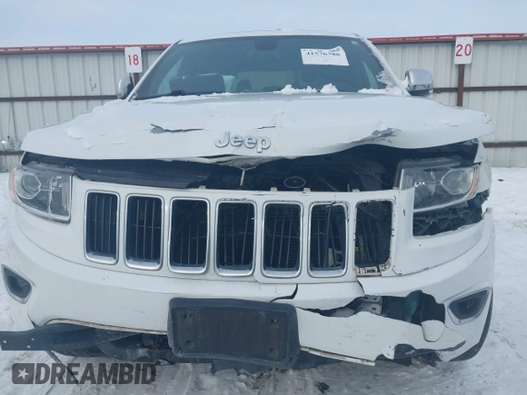 2015 Jeep Grand Cherokee Limited with VIN 1C4RJFBG2FC706735, listed as a IAAI auction lot 41576788 with 120,040 mi miles. Bid and sale history available at carsss.com. Image 6.