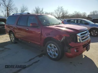 2014 Ford Expedition EL Limited with VIN 1FMJK2A53EEF56281, listed as a Copart auction lot 49313385 with 243,196 mi miles and Salvage Title. Bid and sale history available at carsss.com. Image 4.