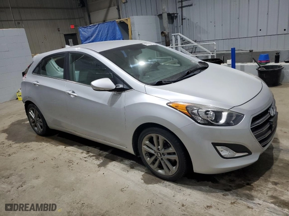 2016 Hyundai Elantra GT with VIN KMHD35LH0GU275664, listed as a Copart auction lot 47016195 with 60,097 mi miles and Salvage Title. Bid and sale history available at carsss.com. Image 4.