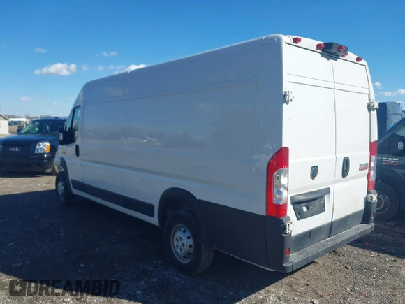 2021 Ram ProMaster Cargo with VIN 3C6MRVJG0ME520526, listed as a IAAI auction lot 41794411 with 35,356 mi miles and . Bid and sale history available at carsss.com. Image 3.