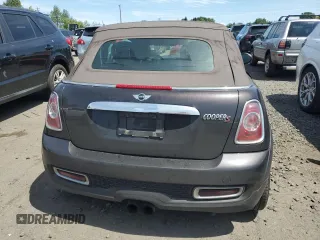 2013 MINI Convertible S with VIN WMWZP3C51DT551373, listed as a Copart auction lot 57878745 with 110,181 mi miles and Salvage title. Bid and sale history available at DreamBid. Image 6.